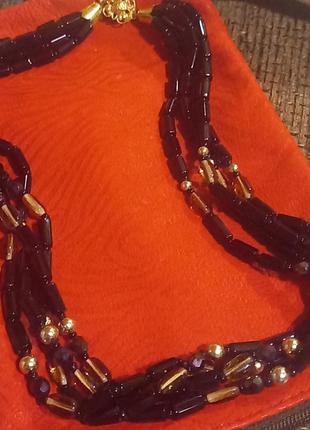 Неймовірне, вінтажне намисто. яблонекс. чехія.