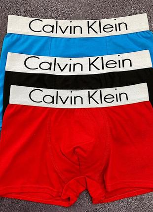 Мужские трусы боксеры в стиле calvin klein набор 3 шт9 фото