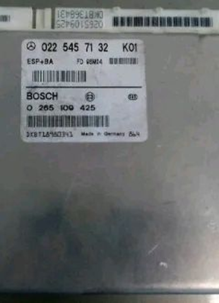 Модуль блок керування abs esp mercedes a160 0225457132