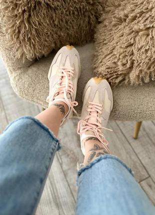 Кросівки new balance 327 cream pink premium7 фото