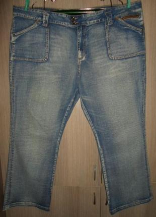 Стрейчеві джинси дуже великий розмір 3xl eur 50/52 пояс 128-142см