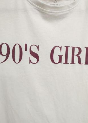Крутая футболка с надписью girl 905 фото