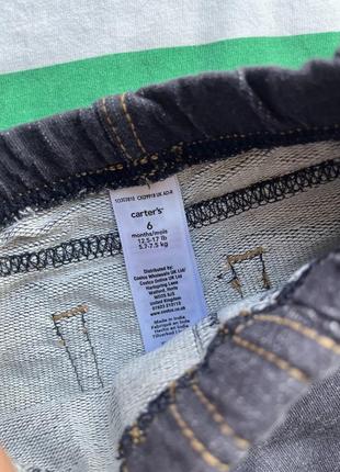 Сборный комплект джинсы и лонгслив на 6 месяцев3 фото