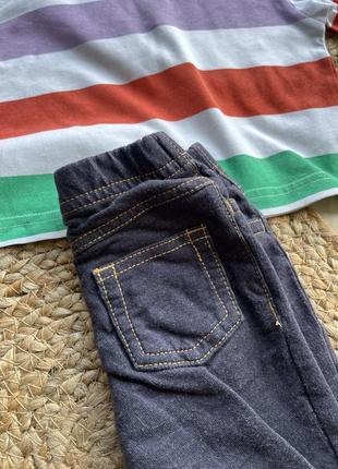 Сборный комплект джинсы и лонгслив на 6 месяцев4 фото