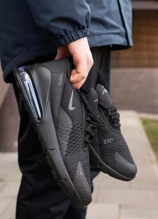 Мужские кроссовки nike air max 270 total black2 фото