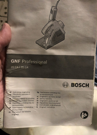Борозник штроборез bosch gnf 35 ca