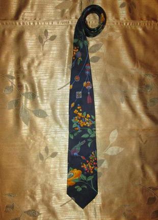 Ексклюзивний номерний шовковий галстук краватка leonard paris2 фото