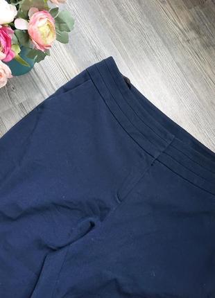 Женские синие брюки большой размер батал 50 /52 штаны5 фото