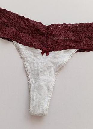 Нежные коттоновые стринги