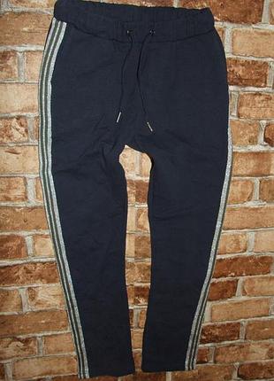 Штаны двунить спортивные 12 лет девочке some one с лампасами
