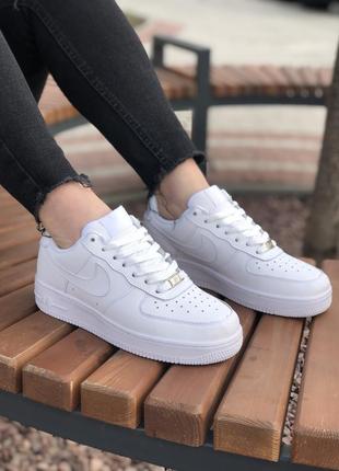 Кросівки nike air force 1 white6 фото