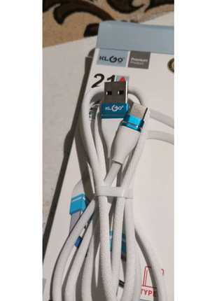 Кабель klgo s-302 type c+usb .новый. 4