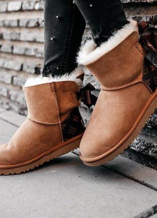 Ugg mini bailey bow ii lv сапоги женские уги