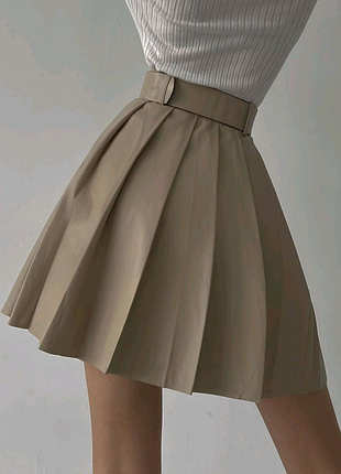 Спідниця якісна еко-шкіра, без пояса