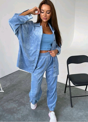 Костюм микровельвет