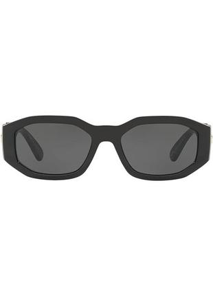 Сонцезахисні окуляри versace ve4361 black on gold/ dark grey unisex2 фото