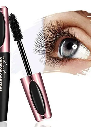 Туш для вій подовжувальна об'ємна 4d vibely volume eyelash,4 фото