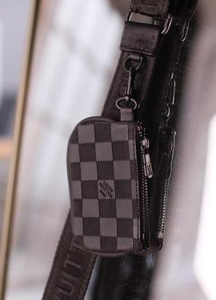 Сумка louis vuitton 2 в 1 з ключницею s0015
