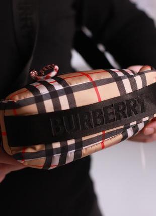 Сумка кросс боди мужская burberry, фирменное качество, текстиль