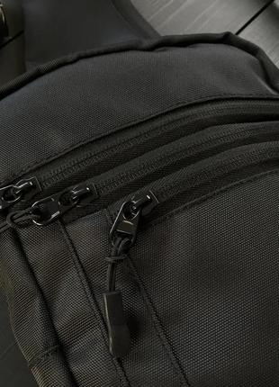 Якісна тактична сумка з кобурою, чоловіча сумка чорна з кордурі4 фото