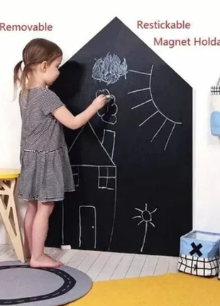 Самоклеюча плівка для малювання крейдою black board sticker 45х20