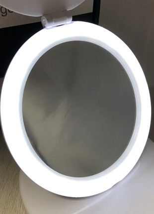 Дзеркало з led-підсвіткою кругле large led mirror (складне, 5x)6 фото