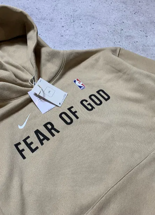 Худи nike x fear of god nba3 фото