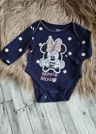 Боди с длинными рукавами минни маус primark