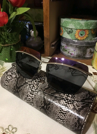 Сонцезахисні окуляри з подвійними бузковими стеклами австрія опти