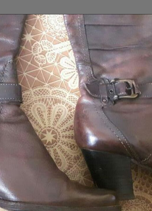Нові шкіряні чоботи tamaris натуральні австрія оригінал