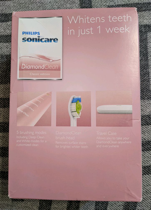 Зубна щітка philips sonicare diamondclean classic hx9361/692 фото