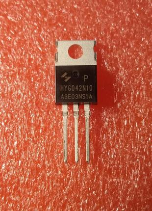 Транзистор hyg042n10ns1p g042n10 to-220fb-3  100v 160a n-ch mosfet