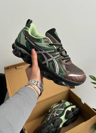 Asics gel quantum kinetic 'dark sepia shamrock'9 фото