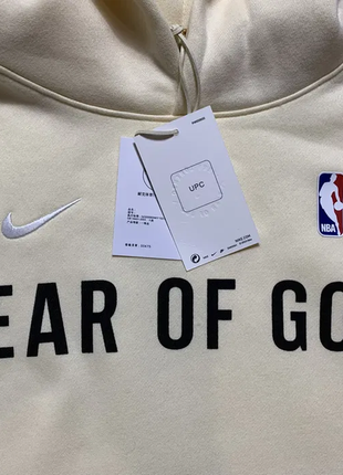 Худи nike x fear of god nba3 фото