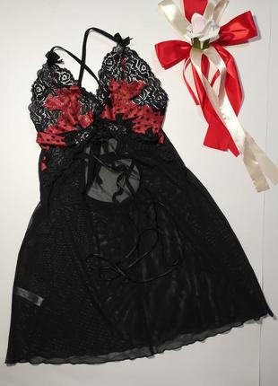 Пеньюар сіточка з кружевною м'якою чашки axami, eur 36