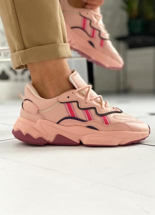 Кроссовки adidas ozweego pink