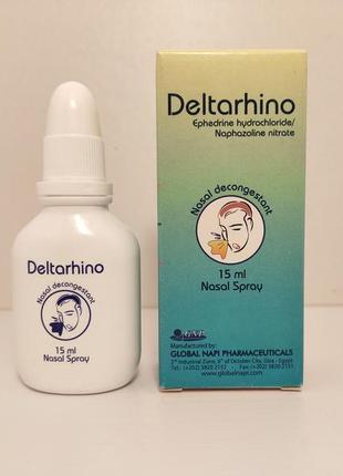 Deltarhino дельтарино 15 мл. спрей краплі для носа. єгипет.2 фото