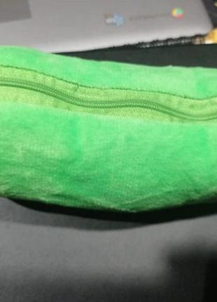 Мягкая плюшевая игрушка зеленый горошек resteq 24 см. плюшевый горошек4 фото