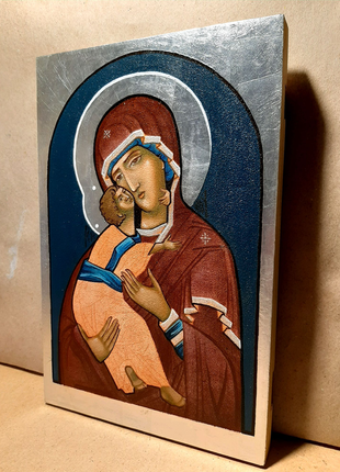 Володимирська богородиця - ікона писана (ручної роботи)1 фото