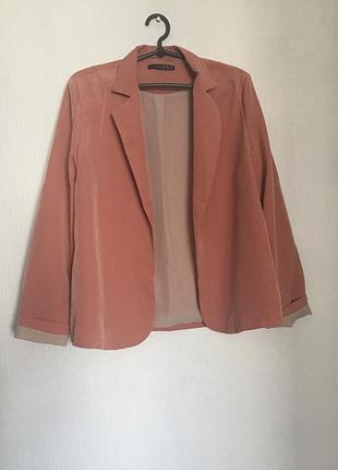 Пиджак жакет блейзер пыльная роза