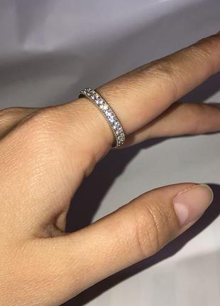 Кольцо серебро 17,5 размер