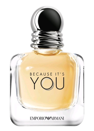 Парфуми жіночі оригінал "giorgio armani because it's you"100ml2 фото