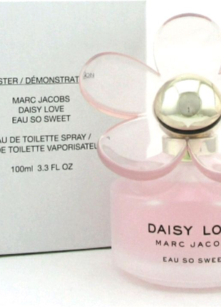 Жіночі парфуми тестер "marc jacobs daisy love eau so sweet" 100ml1 фото