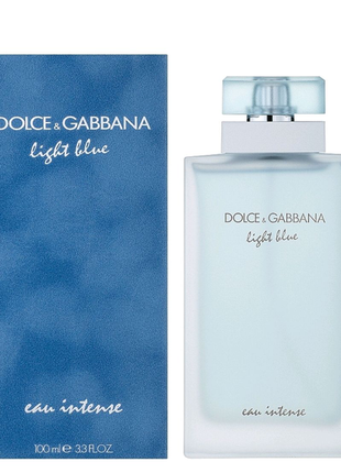 Жіночі парфуми оригінал "dolce&gabbana light blue eau intense"1251 фото