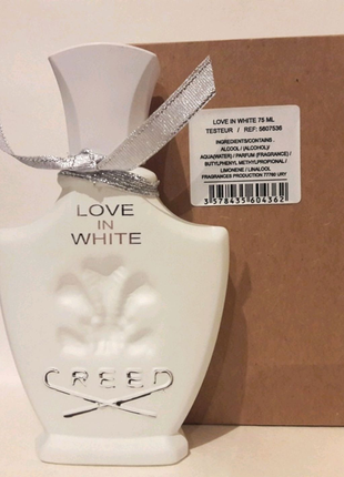 Жіночі парфуми тестер "creed love in white for summer" 75ml.