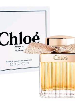 Жіночі парфуми тестер "chloe absolu de parfum" 75 ml