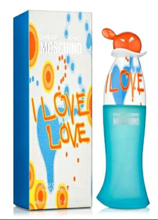 Жіночі парфуми оригінал "moschino i love love" 100ml