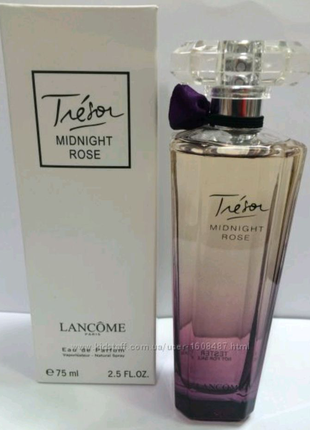 Жіночі парфуми тестер "lancome tresor midnight rose" 75ml.