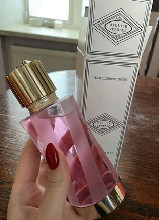 Жіночі парфуми тестер "atelier versace eclat de rose" 100ml.