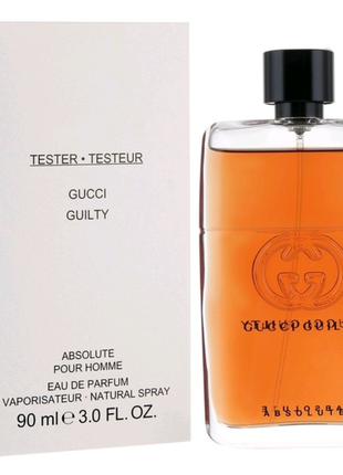 Парфуми чоловічі тестер"gucci guilty absolute pour homme" 90ml